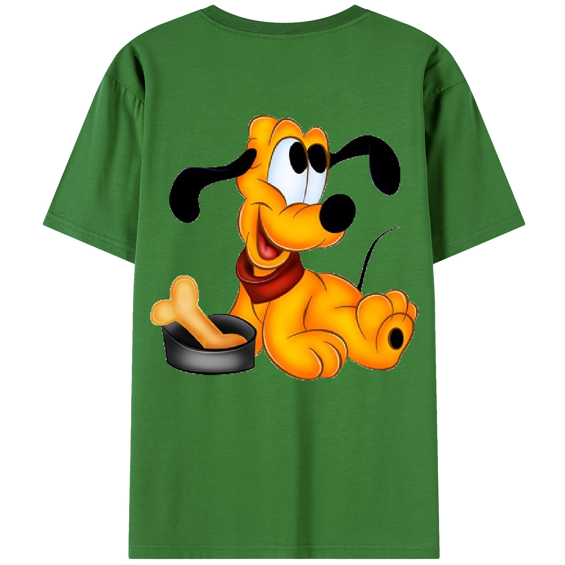 （画像用） ミッキーマウス Mickey Mouse レディース半袖Tシャツ(バックプリント)